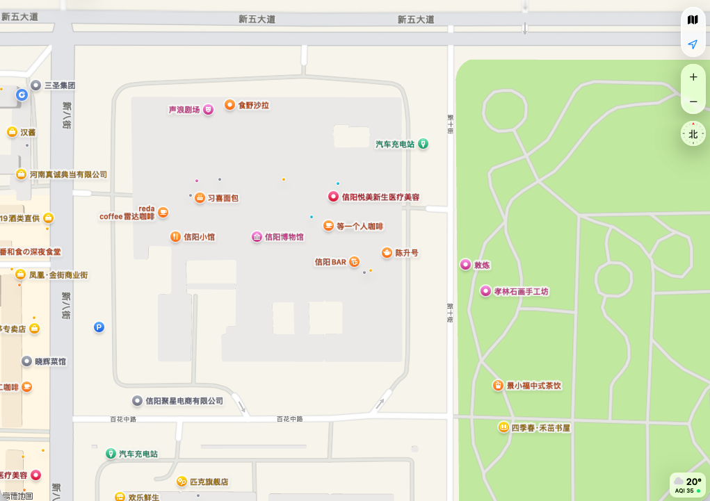 大信阳运营中心位置地图